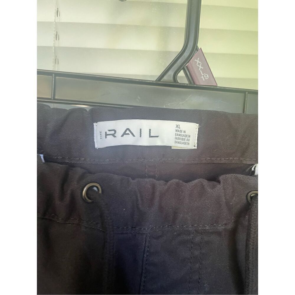 The Rail Drawstring Waist Pull On Shorts Black Si… - image 7